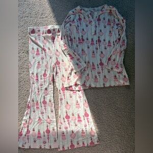 Kate Quinn Pink Ornament Bamboo Matching Set